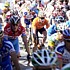 Frank und Andy Schleck im Hauptfeld w�hrend der 3. Etappe der Tour de Suisse 2006